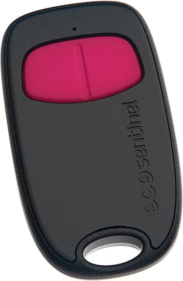 SCS Sentinel, AAM0131, Mando a Distancia de Puerta de 2 Canales con código Secreto Giratorio, frecuencia de transmisión de 433,92 MHz, 1 Pila de Litio CR2016, SimplyControl, Fucsia
